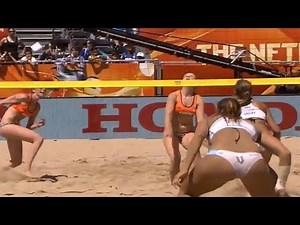 women's beach volleyball : Best moment #1