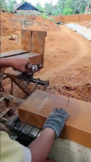 Making process of adobe blocks