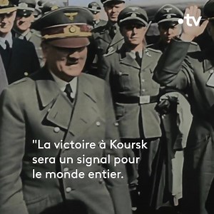 "La victoire à Koursk sera un signal pour le monde entier." Tournant de la Seconde Guerre mondiale, la bataille de Koursk a marqué le déclin d'Adolf Hitler : retour sur l'une des batailles les plus sanglantes de l'Histoire. "Apocalypse : le crépuscule d'Hitler", la série-documentaire disponible sur france.tv ▶ bit.ly/Apocalypse-Hitler | France tv