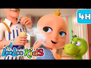 Barber Barber Cut My Hair - S1EP92 - 4 Hour Kids Fun - LooLoo Kids Songs for Kids