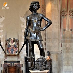 [Hot Item] Metal Life Size Nude Sculpture Large Donatello Queer Bronze David Statue