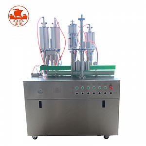 [Hot Item] Auto Aerosol Bottling Capping Sealing Filling Machine
