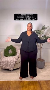 Plus-size girls also have cute holiday dresses. If you don't believe us, just check out @mskristine #plussizestyle #plussizemodel #holidayfashion #plussizeclothing #christmasholiday #plussize | Fashion Police Nigeria