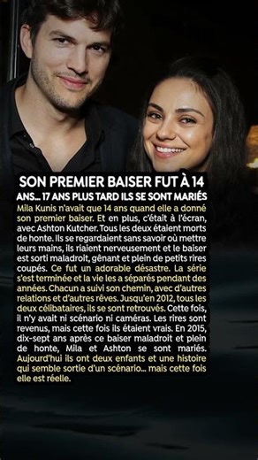 Son premier baiser fut à 14 ans… 17 ans plus tard ils se sont mariés