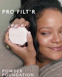 1.5K reactions · 71 shares | Y'all asked and Rihanna delivered  — Meet our brand *NEW* Pro Filt'r Soft Matte Powder Foundation. This buildable, sweat and humidity resistant formula lasts all day in a flawless, soft-matte finish! ✨ | fentybeauty | Facebook