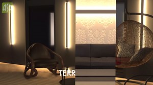 ASD LED 36" Long Wall Mount Light Fixture, Outdoor & Indoor Linear Sconce | 3CCT, Dimmable, Waterproof, Anti-Rust, ETL Listed | 30W 1850LM 3000-5000K 100-277V | Exterior Porch Lighting | Black, 2 Pack