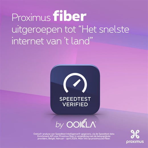 18 reactions | Proximus installeert fiber tot binnen bij je thuis, waar de meeste concurrenten stoppen bij de straat. | Proximus | Facebook