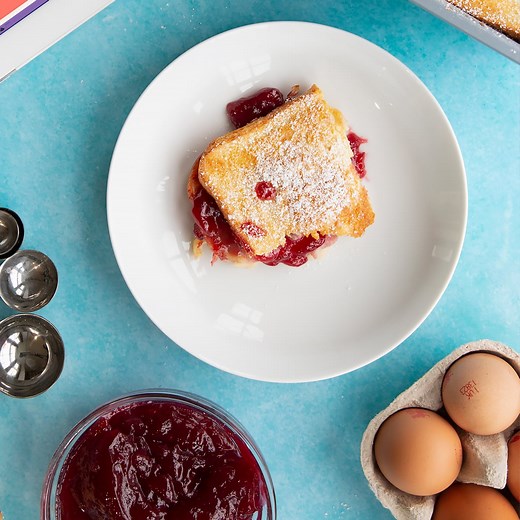 Bread and Butter Pudding with Jam