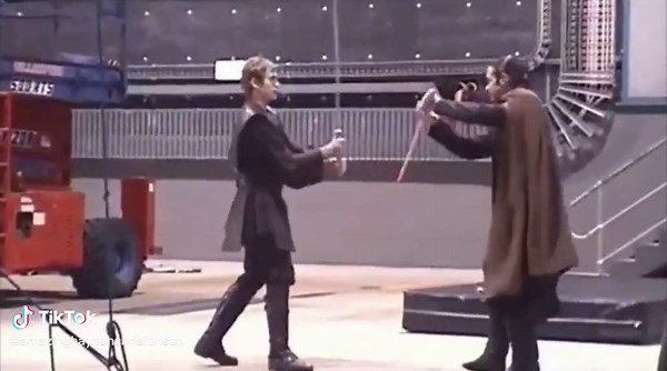 #haydenchristensen #lightsaber #training as #anakinskywalker vs #dooku | haydenchristensen