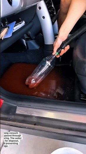Car Flood Water Extraction | Powerful Interior Vacuum Cleaning | Detailing Restoration
