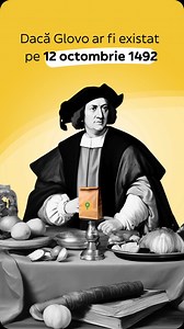 Acum exact 532 de ani, Cristofor Columb descoperea America. Dacă ar explora lumea nouă a gusturilor de azi, ar descoperi și Glovo 🌍🍔. Probabil i-ar fi greu să înțeleagă cum azi nu mai trebuie să traversezi oceane, când poți comanda totul de acasă 📲. Tu ce crezi că și-ar comanda Columb de pe #GlovoApp? | Glovo