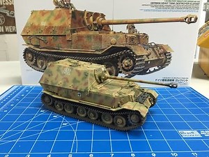 Building the Tamiya 1/35 Elefant with zimmerit