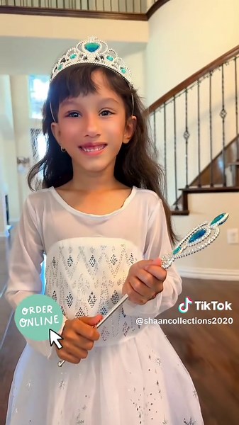 #princesscostumes#Girls Princess Costume Set Fairy#crown #princessdress #love #wand #christmas #summer#