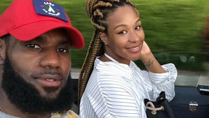 LeBron James' wife shaves the NBA star during quarantine (video)