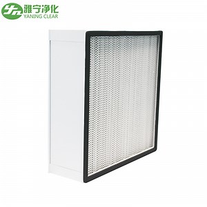 [Hot Item] Yaning Deep Pleated HEPA Filter H14 Efficiency Clean Room HEPA Filters
