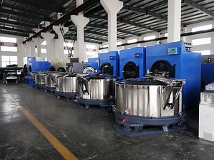 [Hot Item] 500kg Industrial Hotel Extracting Machine for Long Cloth Fabric Spin Dryer Hydro Extractor Machine