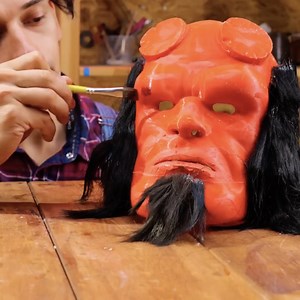 1.7M views · 3K reactions | Channeling Hellboy with a Budget-Friendly Cosplay | Wood Mood | Facebook