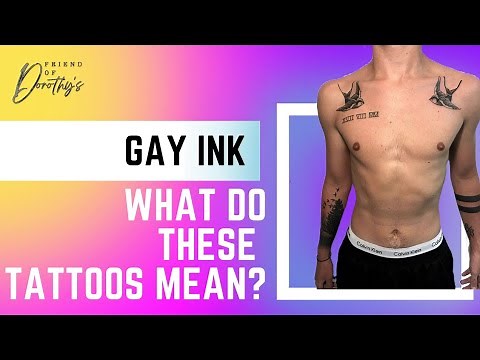 History of GAY tattoos | Meanings of 6 gay tattoos