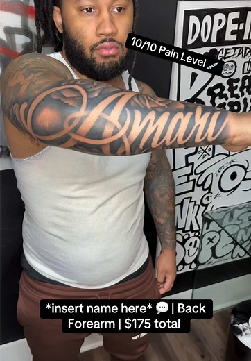 Creative Back Forearm Tattoo Ideas for Men