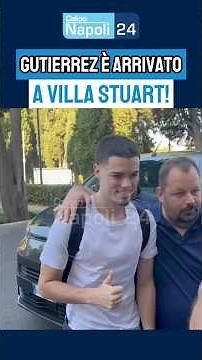 Miguel Gutierrez has arrived! ⚽️🔥 Here he is with the Azzurri fans 🥰💙