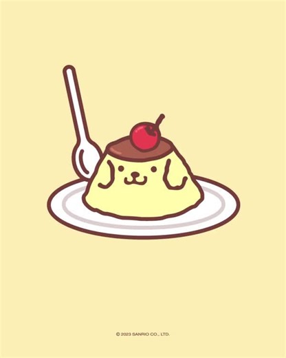 Pompom-pudding 🍮💛✨ | Sanrio
