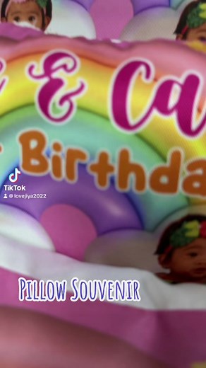 Personalized Pillow Souvenir #personalizedpillowsouvenir #personalizedpillow #pillowsouvenir #customizedgifts #birthdaysouvenirph #birthdaysouvenir #souvenirph | Love, Jiya
