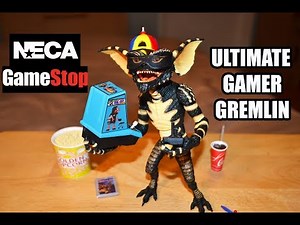 Neca Gremlins ULTIMATE GAMER GREMLIN GameStop Exclusive Collectible Figure unboxing & review!