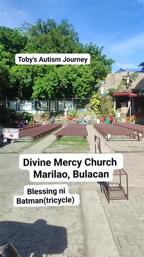 Church day at blessing ni (Batman) yung tricycle nMin si Toby ang nagbigay ng name😁 Divine Mercy Shrine, Marilao, Bulacan🙏 #specialneeds #autismawareness #AutismFamily #tobysautismjourney #notsoordinarylife #everyspeciallove #tobysjourney #autismfamilysupport #AVerySpecialLove #lifewithautism | Toby Carlos