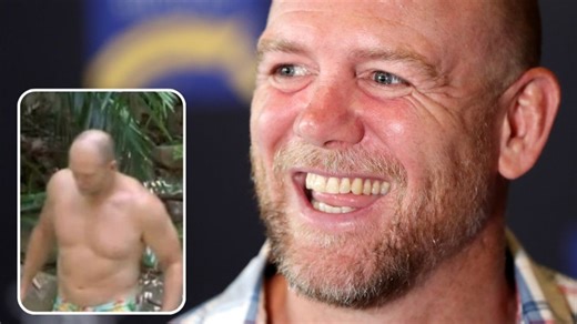 Mike Tindall enjoys a sing-a-long with Ronan Keating at Magic Millions Launch