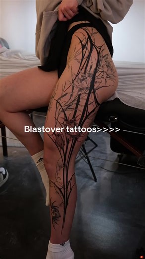 Blast Over Tattoo: Blackwork & Fine Line Styles