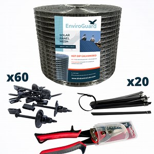 30m Solar Panel Bird Exclusion Kit – Stop Bird Infestations with Proven Protection