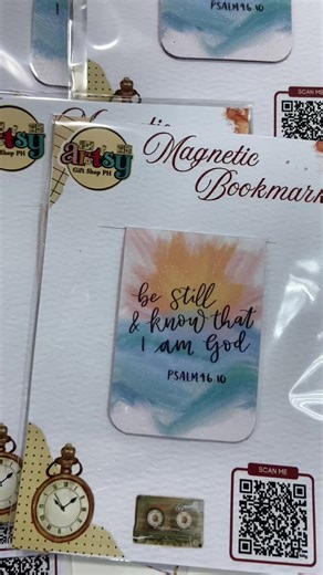 Magnetic Bookmarks ✨ #artsygiftshop