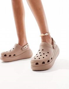Crocs crush clogs in brown | ASOS
