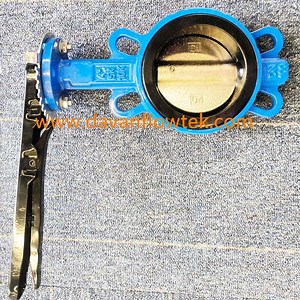 [Hot Item] DN700 Pn16 Válvula de retención de hierro dúctil Operación Válvula de globo Tipo wafer con bridas Asiento resiliente EPDM Manual Válvula de mariposa de agua