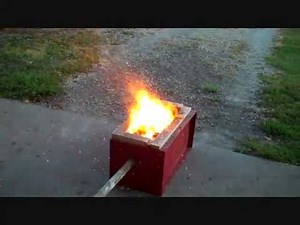 homemade forge