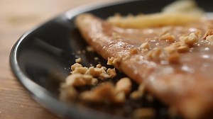 Being French, I’m practically half crepe. So how to mix it up when you fancy pancakes? See how I create a Brazilian twist on the traditional crepe suzette using lime zest, pineapple juice, coconut milk and Cachaca for a mellow and mouth-watering option. | Alex French Guy Cooking