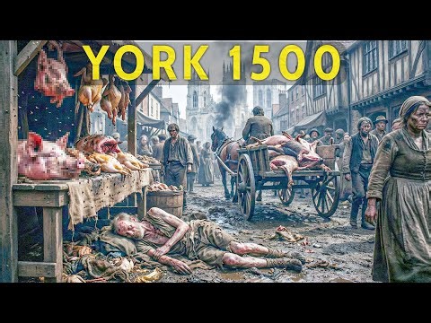A Tour Of York 1500: The Bloodiest & Filthiest Street In England (AI Reconstruction)