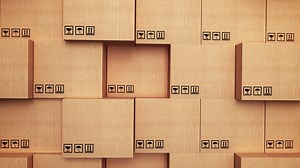 3d Stack Of Cardboard Boxes With Vertical Stock Motion Graphics SBV-310587670 - Storyblocks