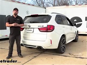 Setting up the Stealth Hitches Hidden Trailer Hitch Receiver w/ Towing Kit on a 2016 BMW X5
