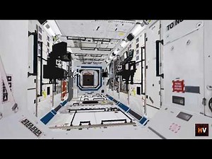 International Space Station Blender Project File (.blend)
