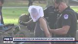 US Capitol Police officer attacked by woman holding baseball bat