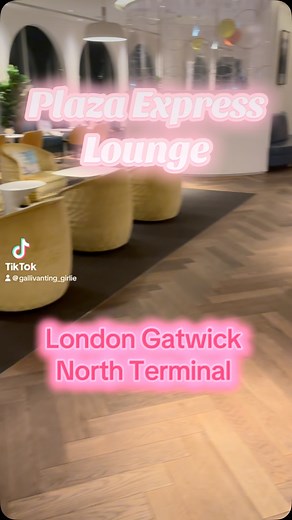 Chilling before my flight at Gatwick’s Plaza Express Lounge! 🕔✈️ Here’s my quick review from 5am-7am at North Terminal: ✅ Spacious & relaxed vibe ✅ Quiet, so no overwhelming crowds ✅ Friendly staff & cool kids’ area with TV ✅ Pool table & spotless, big toilets ✅ Fresh pancakes on demand, fruits, unlimited juices, water, wine & beer ❌ Breakfast was super limited (only sausage, bacon, scrambled egg) ❌ Beans didn’t taste great, no chocolate sauce on pancakes (only custard!) ❌ Spirits & “cocktails”
