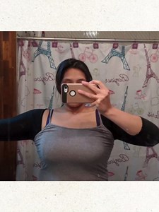 Wonderience Women Upper Arm Shaper Body Compression Sleeves Post Surgical Slimmer Humpback Posture Corrector Tops Shapewear (Beige, Large)