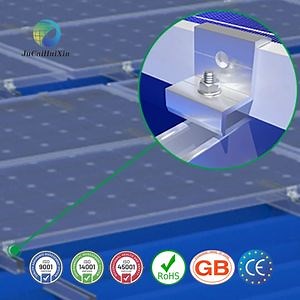 [Hot Item] Large Industrial Roof Solar Mounting System Aluminum Solar Racking for Metal Roof