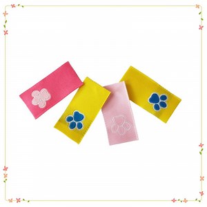 [Hot Item] Custom Sewing Labels Clothing Tags and Labels Center Fold Woven Label