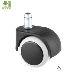 [Hot Item] PU Universal Chair Caster Wheels Office Chair Component Parts in Furniture Caster