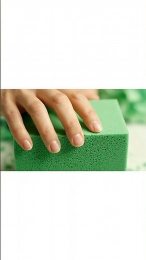 Satisfying Floral Foam Crushing ASMR 💚