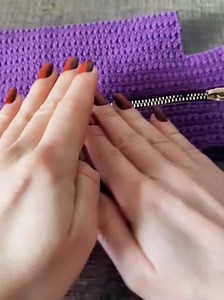 Cosmetiquera a crochet paso a paso