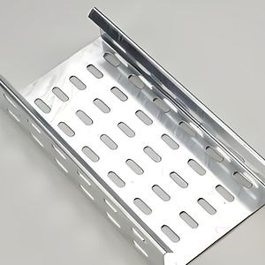 [Hot Item] 200mm/400mm Width Communication Industries HDG Hot-DIP Galvanized Trough Type Cable Tray