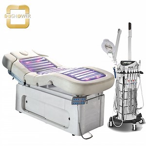[Hot Item] Electric Facial Water SPA Massage Bed with Heating Function of Massage Table Have SPA and LED